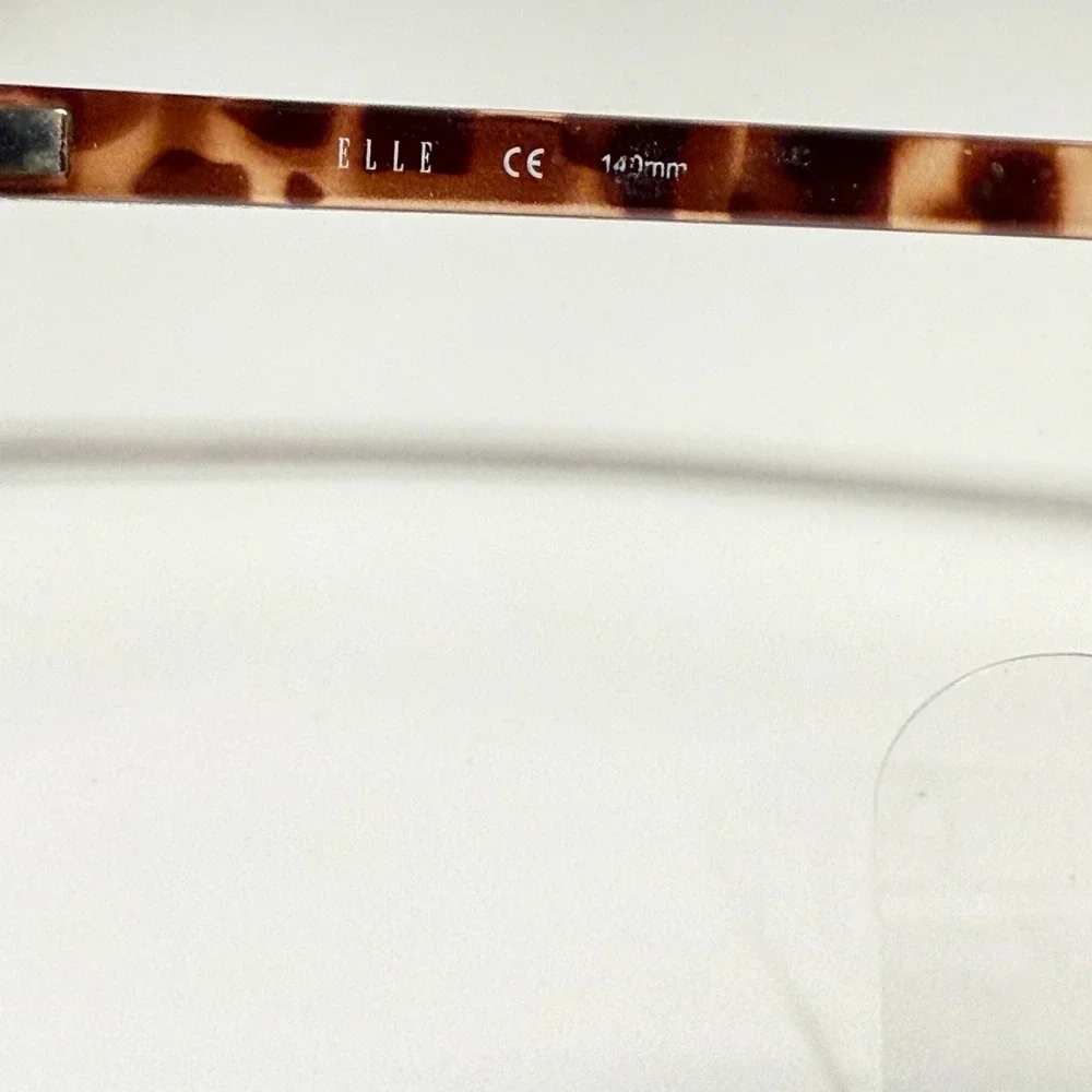 Elle‎ EL13425 HV Tortoise Shell Eyeglasses Frames 53-15-140 Brown Square 22791